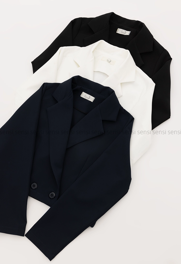 کراپ کت مازراتی دو دکمه کد1005400